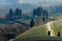 Panorama del Chianti durante l'inverno